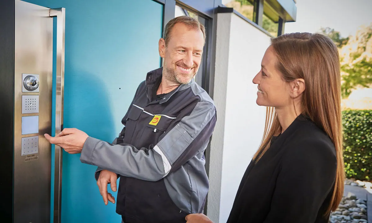 Beratung - Türsprechstation mit Videoüberwachung · Winter Elektroplanung und -Installation